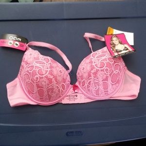 Lily of France pink bra push up